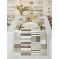 Салфетка под столовые приборы Обуховская мануфактура праздник D-nordom a/beige, 140x40 см цвет бежевый