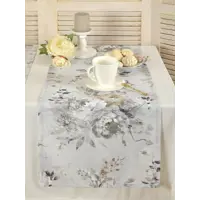 Салфетка под столовые приборы Обуховская мануфактура праздник D-carolina/gris, 140x40 см цвет серый