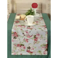 Салфетка под столовые приборы Обуховская мануфактура праздник D-eliana/coord/turquesa, 140x40 см цвет мятный