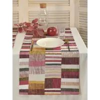 Салфетка под столовые приборы Обуховская мануфактура праздник D-nordom/rojo, 140x40 см цвет бордовый