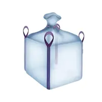 Биг-бэг ДимПласт 1300л 4стропы верх-юбка низ-глухой 160г/м² белый