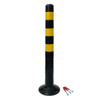 Столбик упругий ЧЕРН/ЖЕЛТ. ССУ-750 ГОСТ 32843-2014 с комплектом крепления