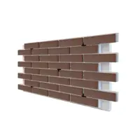 Термопанель фасадная Европа Амстердам 1165x620x80мм коричневый