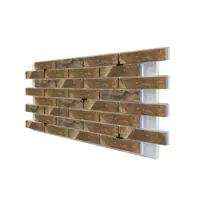 Термопанель фасадная Европа Колорадо 1165x620x60мм коричневый