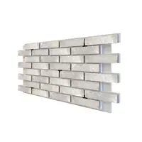 Термопанель фасадная Европа Колорадо 1165x620x40мм светло-серый