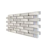 Термопанель фасадная Европа Колорадо 1165x620x80мм светло-серый