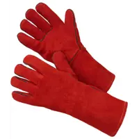 Краги спилковые Brigform Crab Bf101 размер 11 цвет красный