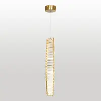 Светильник подвесной светодиодный Lussole Enterprise Lsp-7251 5.5 м² нейтральный белый свет цвет золотой