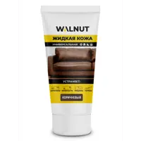 Жидкая кожа Walnut для ремонта и восстановления обуви одежды мебели из кожи цвет коричневый 0.70 л