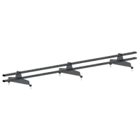 Снегозадержатель трубчатый Vegastok Vegalite Ø40x20/1.2мм 1м 2шт RAL 7024 темно-серый