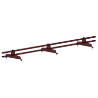 Снегозадержатель трубчатый Vegastok Vegalite Ø40x20/1.2мм 1м 2шт RAL 8017 коричневый