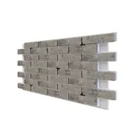 Термопанель фасадная Европа 1031040 1165x620x40мм серый 0.61м² 1шт