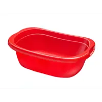Таз прямоугольный Эльфпласт пластик 32 л цвет красный