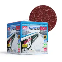 Эмаль для пола эпоксидная двухкомпонентная Сделай пол Эталон 5.24л 20м² цвет коричнево-красный