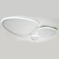 Люстра потолочная светодиодная Escada Index 10289/3 с пультом управления регулируемый белый свет цвет белый