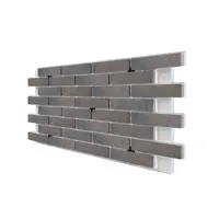 Термопанель Европа Орегон 1020x600x60мм 0.61м² цвет бежевый с оттенками серого