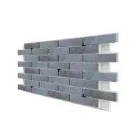 Термопанель Европа Орегон 1020x600x40мм 0.61м² цвет бежевый с оттенками коричневого