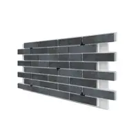 Термопанель Европа Иллинойс 1020x600x40мм 0.61м² цвет темно-серый