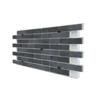 Термопанель Европа Иллинойс 1020x600x80мм 0.61м² цвет темно-серый