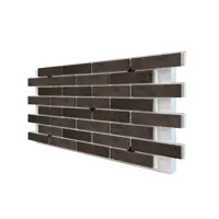 Термопанель Европа Иллинойс 1020x600x80мм цвет темно-коричневый холодный