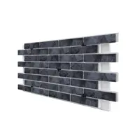 Термопанель Европа Айдахо 1020x600x40мм 0.61м² цвет серебристо-серый