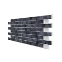 Термопанель Европа Айдахо 1020x600x60мм 0.61м² цвет серебристо-серый