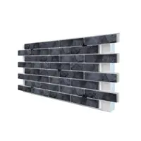 Термопанель Европа Айдахо 1020x600x100мм 0.61м² цвет серебристо-серый