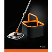 Набор швабра и ведро с отжимом Puro 41512_new 7 л цвет черный