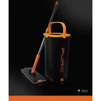 Набор швабра и ведро с отжимом Puro 51002_Black 9 л цвет черный