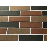 Гибкий камень Кирпе 1000x600x3мм 6м² цвет черно-коричнево-бордовый 10шт