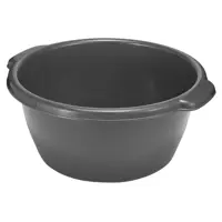 Таз круглый Бытпласт 9.5 л полипропилен цвет темно-серый