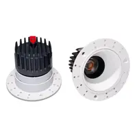 Светильник точечный встраиваемый светодиодный Favourite Mortise 4425-1c под отверстие 75 мм 12 Вт теплый белый (желтый)