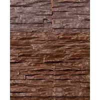Камень искусственный Инкора-декор Сланец альпийский 0.42м² темно-коричневый