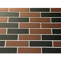 Гибкий кирпич Кирпе 1000x600x3мм 6м² цвет черно-бордовый 10шт
