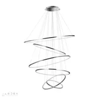 Люстра подвесная светодиодная Iledex Axis Xt04-d1200-cr 69 нейтральный белый свет цвет хром