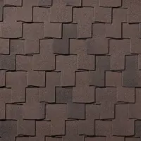 Гибкая черепица Quiet Tile Bohho 2.75м² цвет аравика