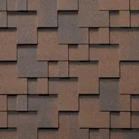 Гибкая черепица Quiet Tile Gallery 3м² цвет латунная медь