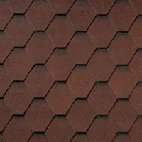 Гибкая черепица Quiet Tile Shadow 3м² цвет карминно-красный