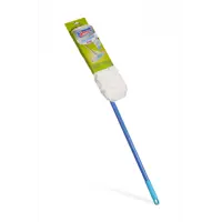 Швабра с плоской насадкой микрофибра Spontex 97050153 пластик цвет синий 140 см