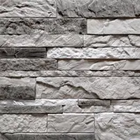 Камень фасадный искусственный Weissenberg Эльба 1.3м² серый с высолом