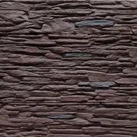Камень фасадный искусственный Weissenberg Рейн 1.2м² темно-шоколадный с обжигом