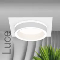 Светильник точечный встраиваемый Wolta Luce Wdl-gx53/06w-s под отверстие 90 мм GX53 цвет белый