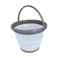 Ведро складное круглое York 10 л пластик цвет синий 1 шт