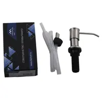 Дозатор для жидкого мыла Fashun A403C цвет серый/серебристый