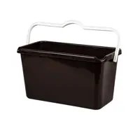 Ведро прямоугольное Альтернатива пластик 14 л цвет черный