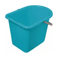 Ведро прямоугольное York 14 л цвет голубой