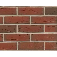 Плитка клинкерная Kerma premium klinker Classic ardor rustico красная пестрая с обжигом 48м²