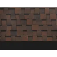 Ламинированная черепица Döcke Pie Dragon/Standard 2.38м² цвет темно-коричнивый