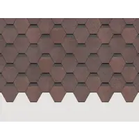 Гибкая черепица Döcke Pie Standard/Сота 3м² цвет коричневый