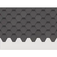 Гибкая черепица Döcke Pie Standard/Сота 3м² цвет серый